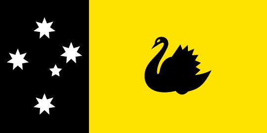 Black Swan - Western Australia Flag